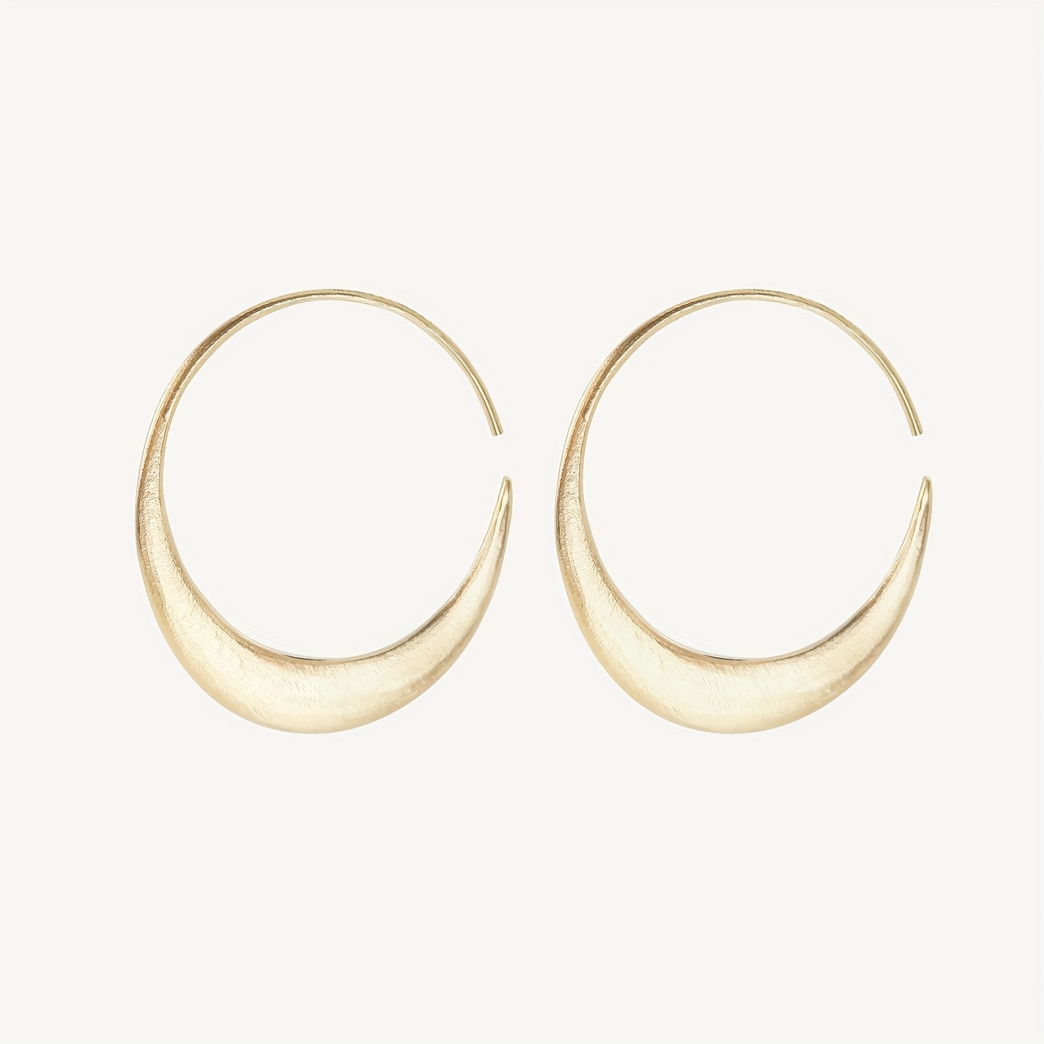 Vintage Copper Circular Earrings for Bohemian Style